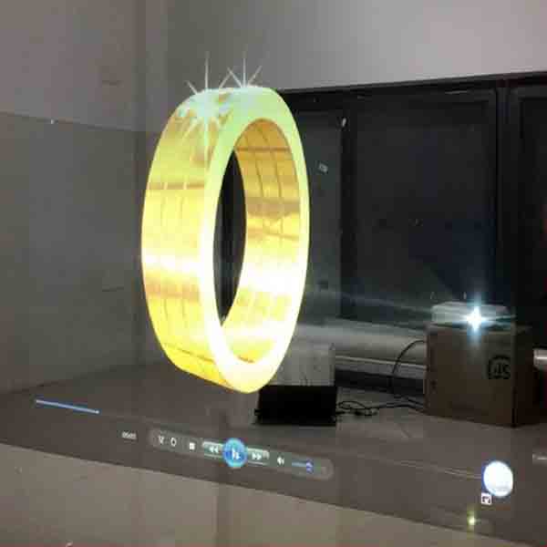 全息雙面3D投影布幕│透明幕