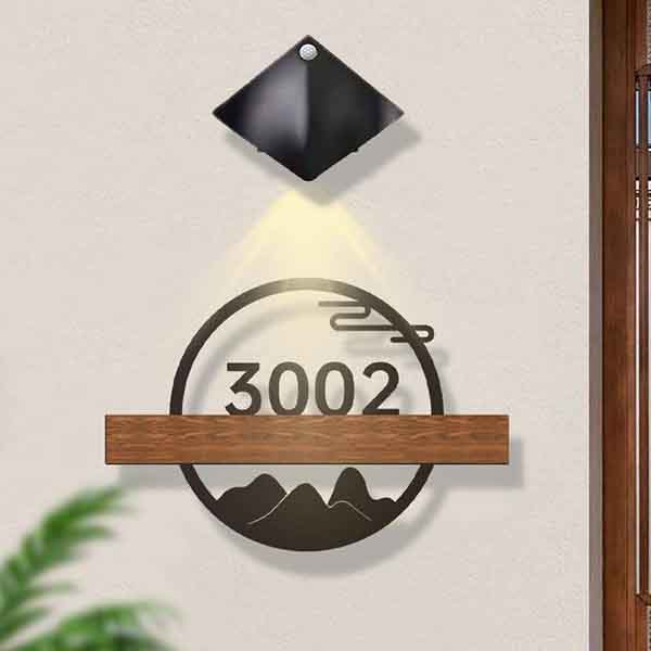 高端創意雕刻門號碼牌│家用門牌號