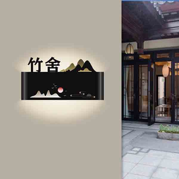 藝術不鏽鋼雕刻門牌│定製個性化門牌